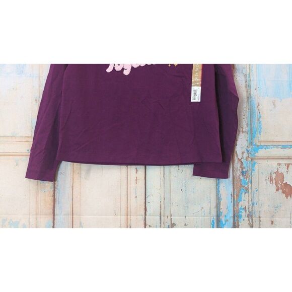 There Abouts Girls M (10/12) Purple Long Sleeve T Shirt We Are in This Together - Picture 3 of 8
